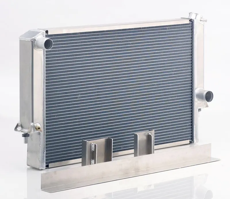 Be Cool Factory-Fit Radiator – Natural Finish For 1964–1976 Dodge A-Body (Std Trans, Passenger Pump Outlet) 1