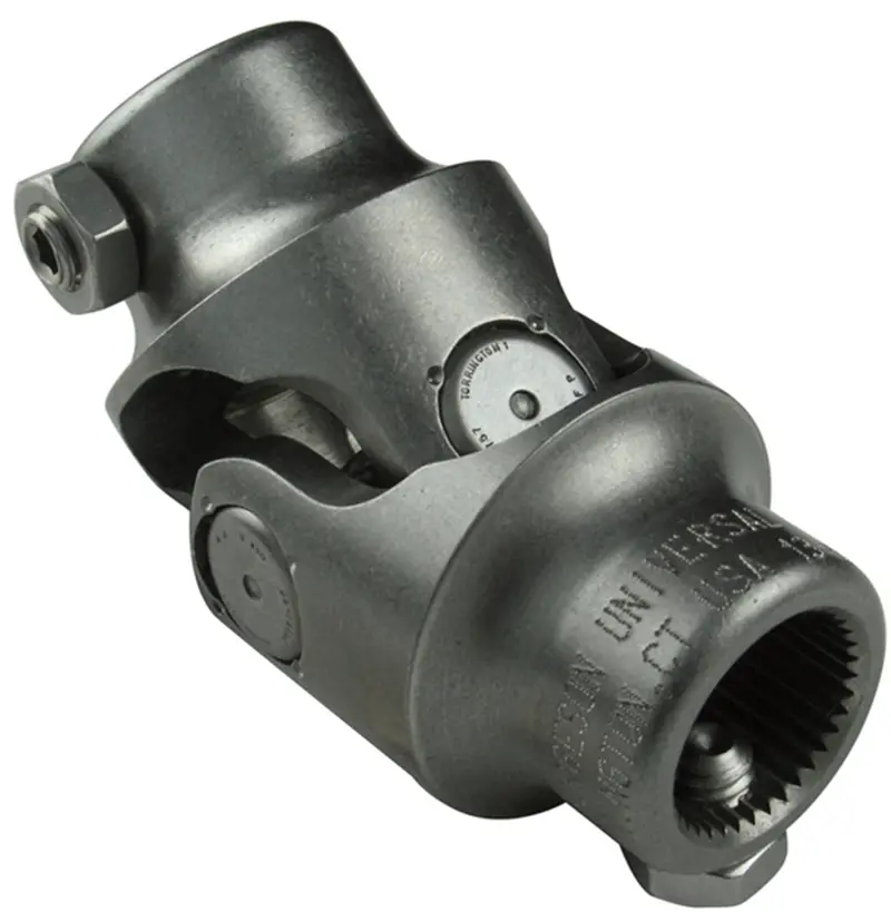 Borgeson 113455 Stainless Steel Steering U-Joint – 3/4"-36 Thread, 3/4" Double-V Groove 1