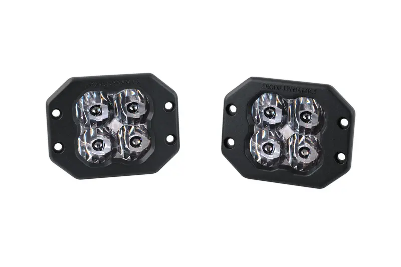 Diode Dynamics Dd6927P Ss3 Pro White Sae Driving Lights – Flush-Mount Pair 1