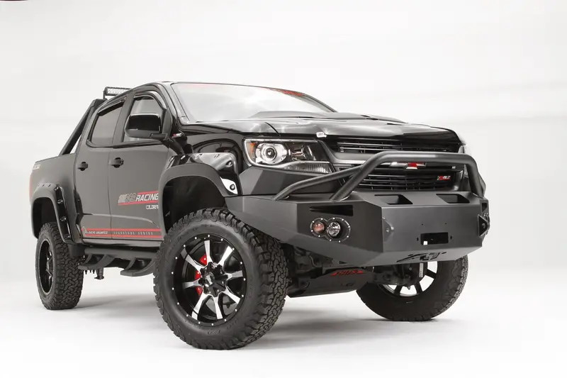 Fab Fours Cc15-H3352-B Winch Bumper – Uncoated, Paintable Front Bumper With Pre-Runner Guard 1