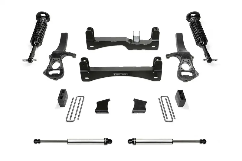 Fabtech K1177Dl Performance Suspension Lift System With Tuned Monotube Shocks 1