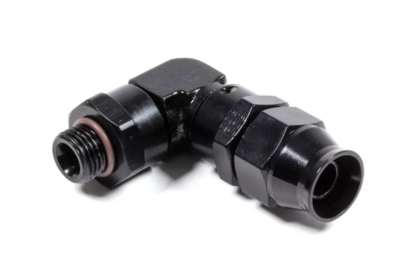 Fragola 689707-Bl Black Ptfe Hose Fitting – #8 An 90° Elbow To #6 Orb 1