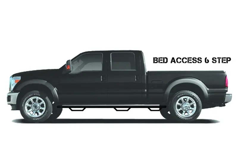 N-Fab Nerf Step System With Bed Access Steps For 2014–2018 Gmc Sierra & Chevy Silverado Crew Cab (5'9") 1