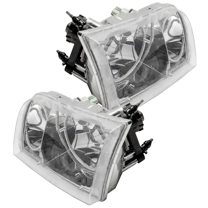 Oracle Lighting Colorshift Smd Headlights – Chrome Bezel, Halogen, Pre-Assembled (7724-504) 1