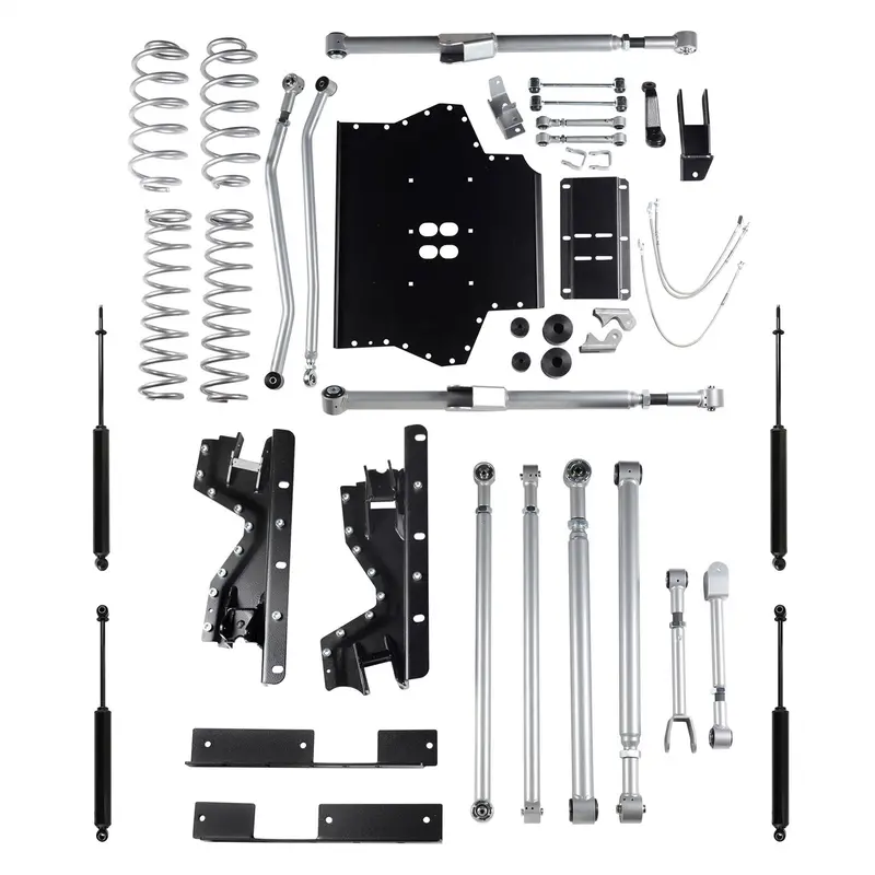 Rubicon Express 4.5" Extreme Duty Long-Arm Lift Kit With Twin-Tube Shocks For 2003–2006 Jeep Wrangler Tj 1
