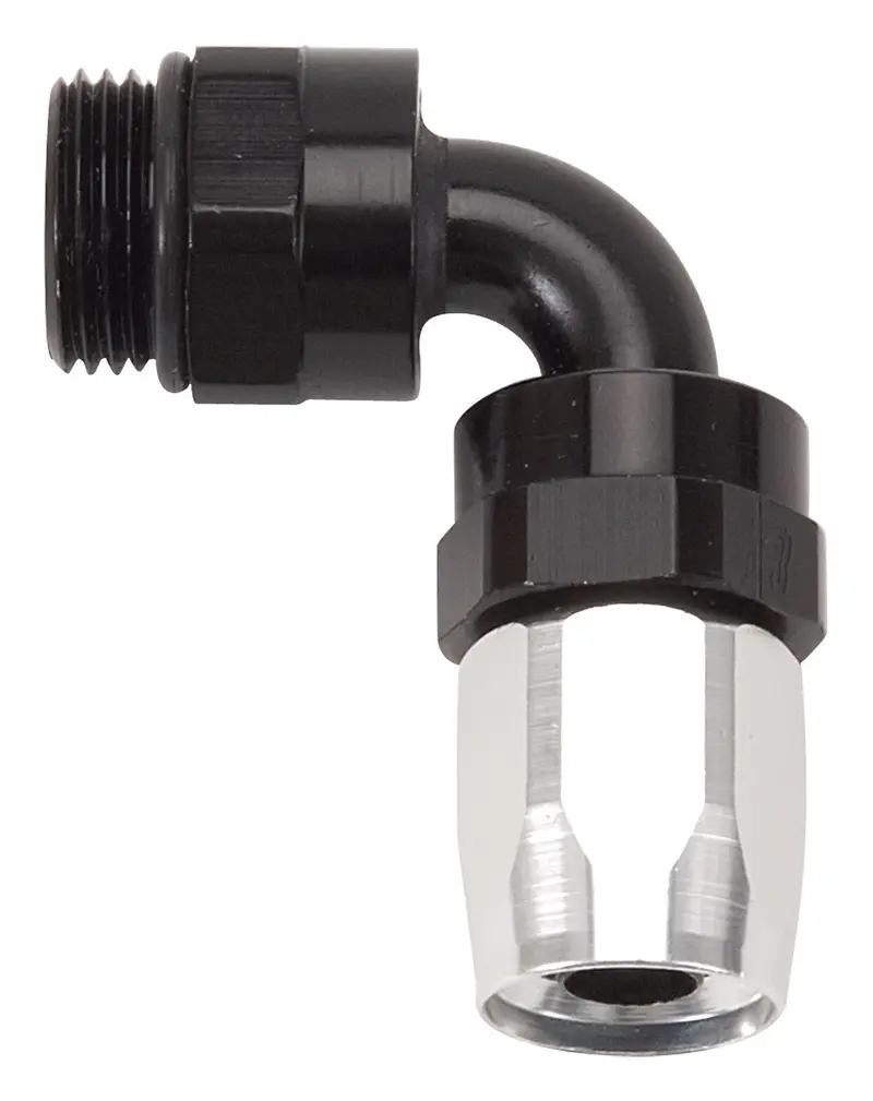 Russell 612433 Full-Flow Swivel Hose End – 90° Radius Port Fitting With An-Style Swivel Capability 1