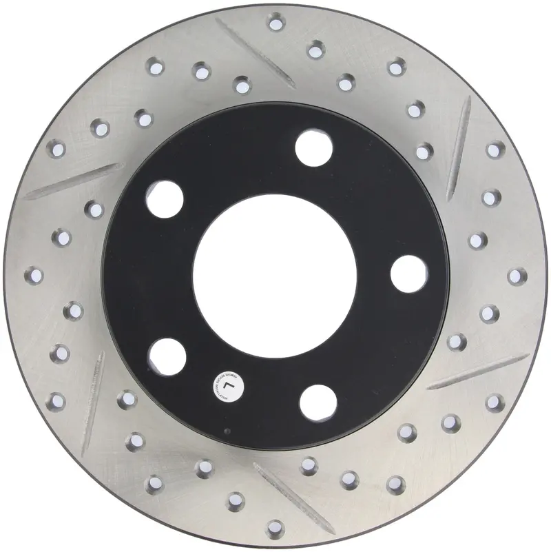 Stoptech Sport Drilled/Slotted Brake Rotor – Rear Left, Track-Ready Design 1