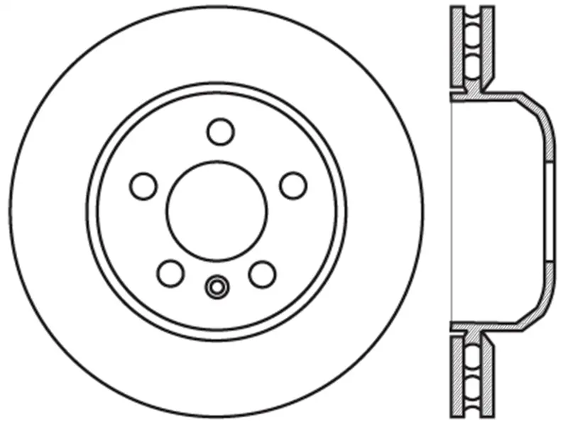 Stoptech Sport Slotted Rear Right Brake Rotor – Model 126.34131Sr 1