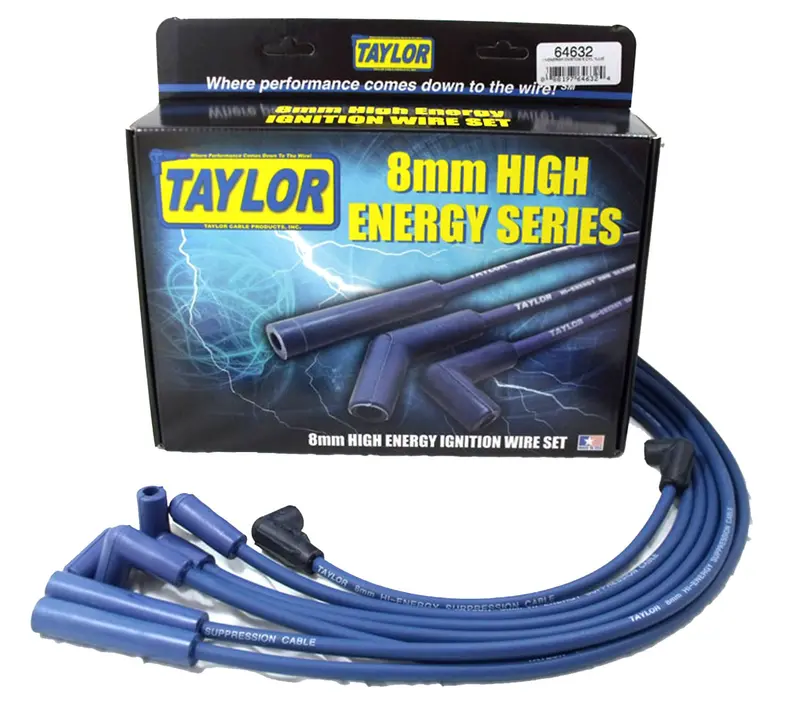 Taylor Cable High-Energy 8Mm Ignition Wire Set – Low-Resistance Spark Delivery 1