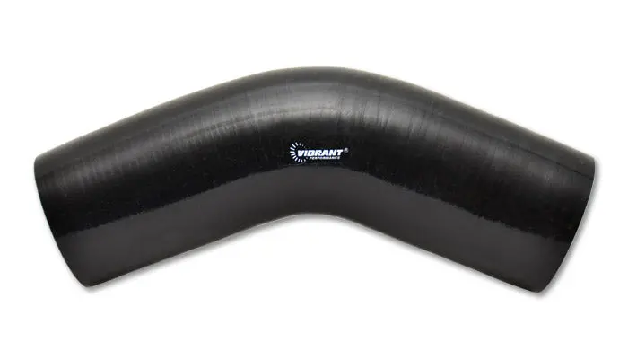 Vibrant 2756 4-Ply 45° Elbow – Reinforced Silicone Coupler With 4 In. I.D. And 4.25 In. Leg Length 1