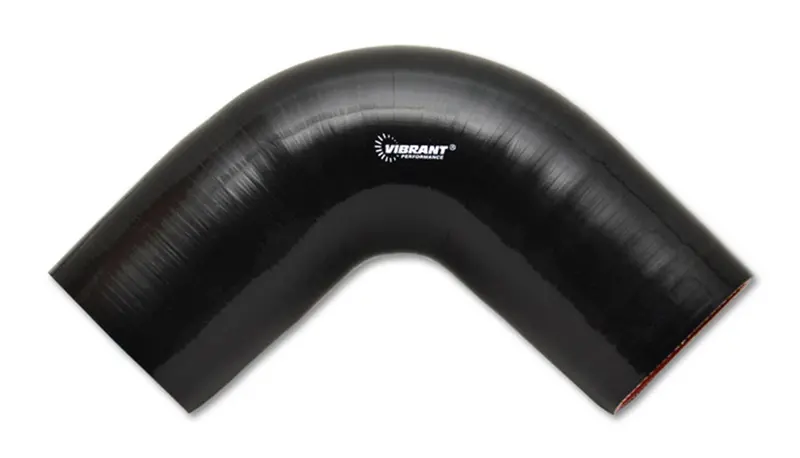 Vibrant Performance 4-Ply 90° Turbo Elbow – 4.5" Id × 3" Leg, Black 1