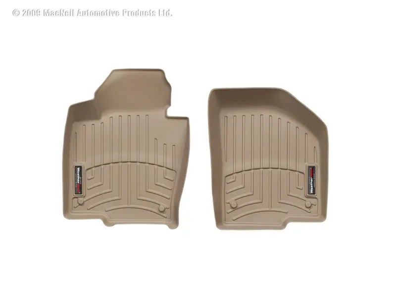 Weathertech 451671 Digitalfit Tan Front Row Floor Liners 1