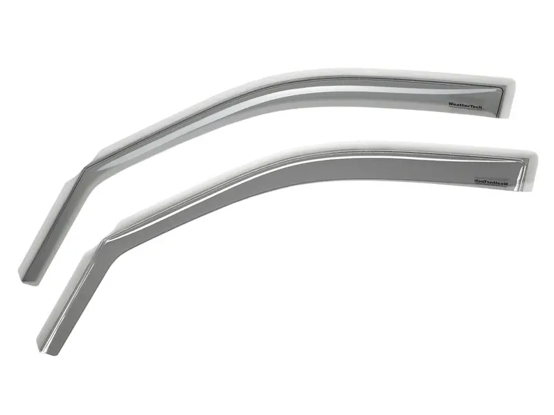 Weathertech 70188 Ventvisor Window Deflectors – Light Smoke Tint, Front Side Installation 1